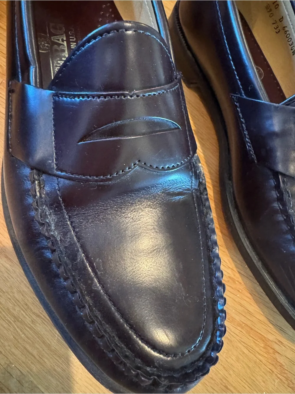 SEBAGO Classic Men's Black Polaris 2 Leather dress shoes sz 10